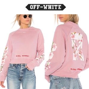 Exteremly Sought-After Off-White Cherry Blossom Sweatshirt size M